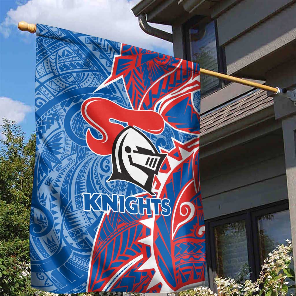 Newcastle Knights Garden Flag Polynesian Tribal Tattoo Pacific Sport Art