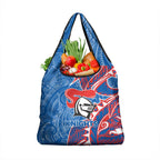 Newcastle Knights Grocery Bag Polynesian Tribal Tattoo Pacific Sport Art