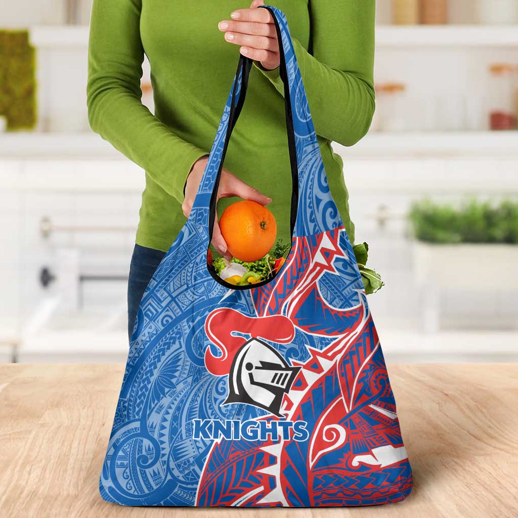 Newcastle Knights Grocery Bag Polynesian Tribal Tattoo Pacific Sport Art