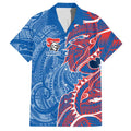 Newcastle Knights Hawaiian Shirt Polynesian Tribal Tattoo Pacific Sport Art