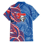 Newcastle Knights Hawaiian Shirt Polynesian Tribal Tattoo Pacific Sport Art