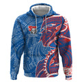 Newcastle Knights Hoodie Polynesian Tribal Tattoo Pacific Sport Art