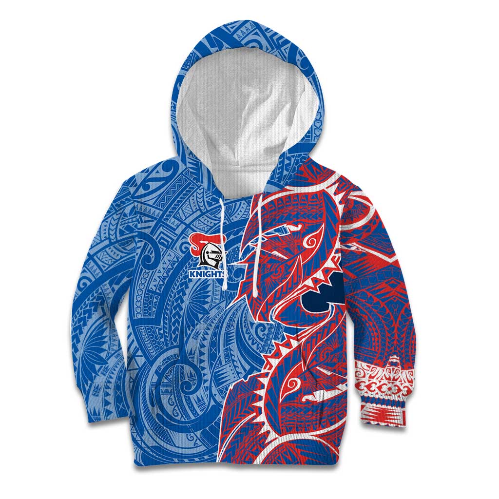 Newcastle Knights Kid Hoodie Polynesian Tribal Tattoo Pacific Sport Art