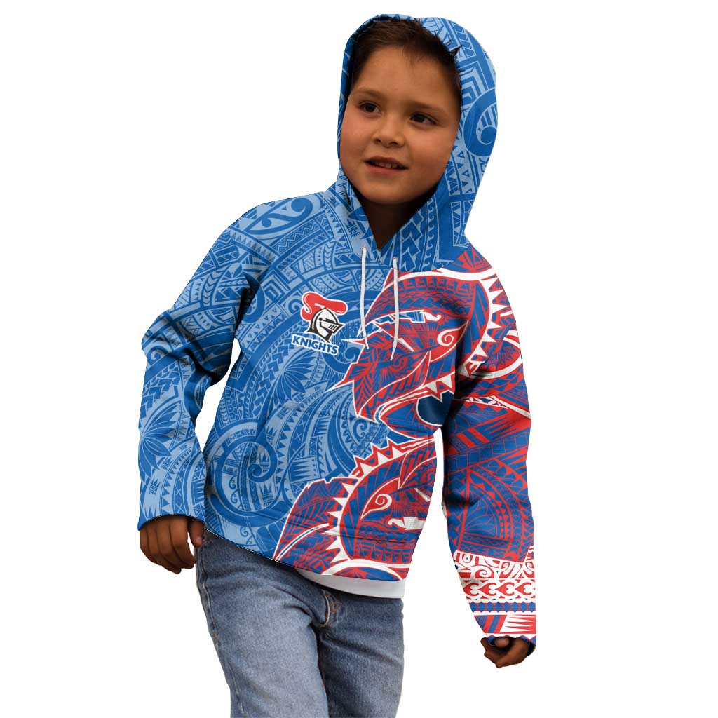 Newcastle Knights Kid Hoodie Polynesian Tribal Tattoo Pacific Sport Art