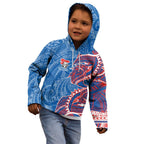 Newcastle Knights Kid Hoodie Polynesian Tribal Tattoo Pacific Sport Art