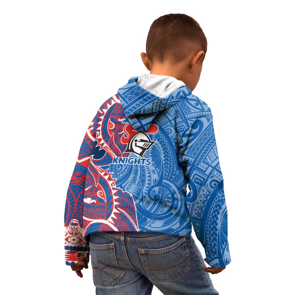 Newcastle Knights Kid Hoodie Polynesian Tribal Tattoo Pacific Sport Art