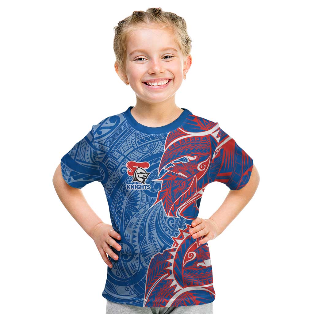 Newcastle Knights Kid T Shirt Polynesian Tribal Tattoo Pacific Sport Art