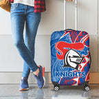 Newcastle Knights Luggage Cover Polynesian Tribal Tattoo Pacific Sport Art