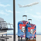 Newcastle Knights Luggage Cover Polynesian Tribal Tattoo Pacific Sport Art