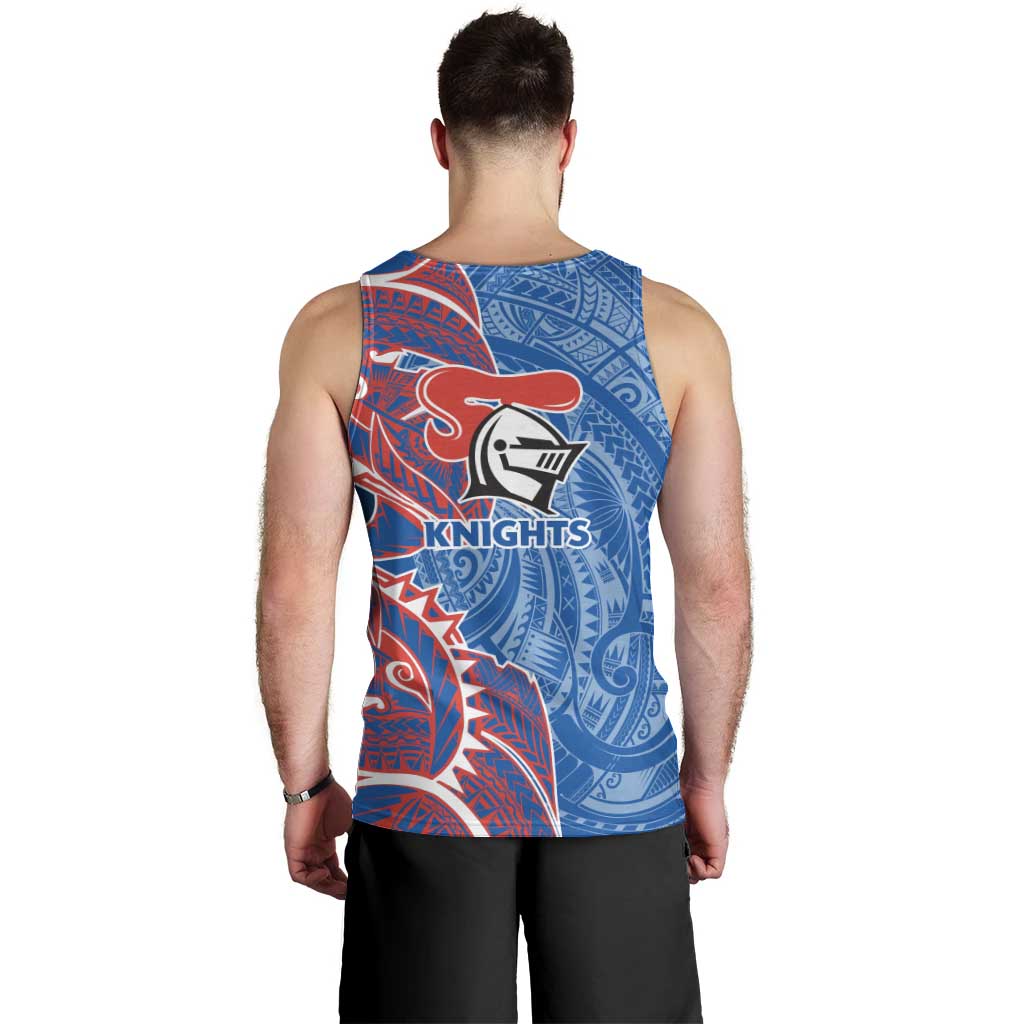 Newcastle Knights Men Tank Top Polynesian Tribal Tattoo Pacific Sport Art