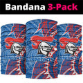 Newcastle Knights Neck Gaiter Polynesian Tribal Tattoo Pacific Sport Art