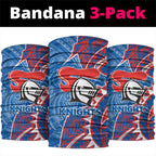 Newcastle Knights Neck Gaiter Polynesian Tribal Tattoo Pacific Sport Art