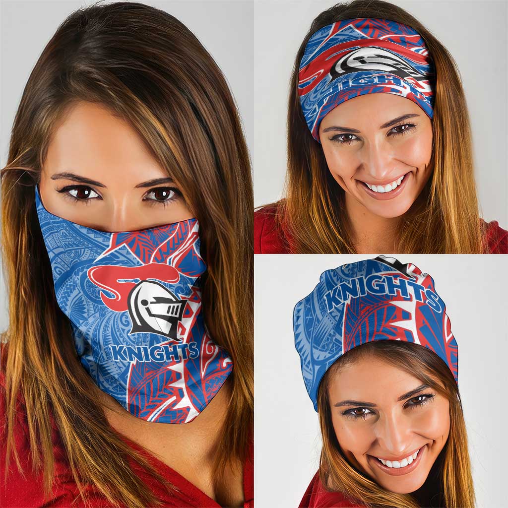 Newcastle Knights Neck Gaiter Polynesian Tribal Tattoo Pacific Sport Art