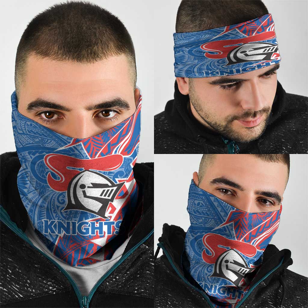 Newcastle Knights Neck Gaiter Polynesian Tribal Tattoo Pacific Sport Art