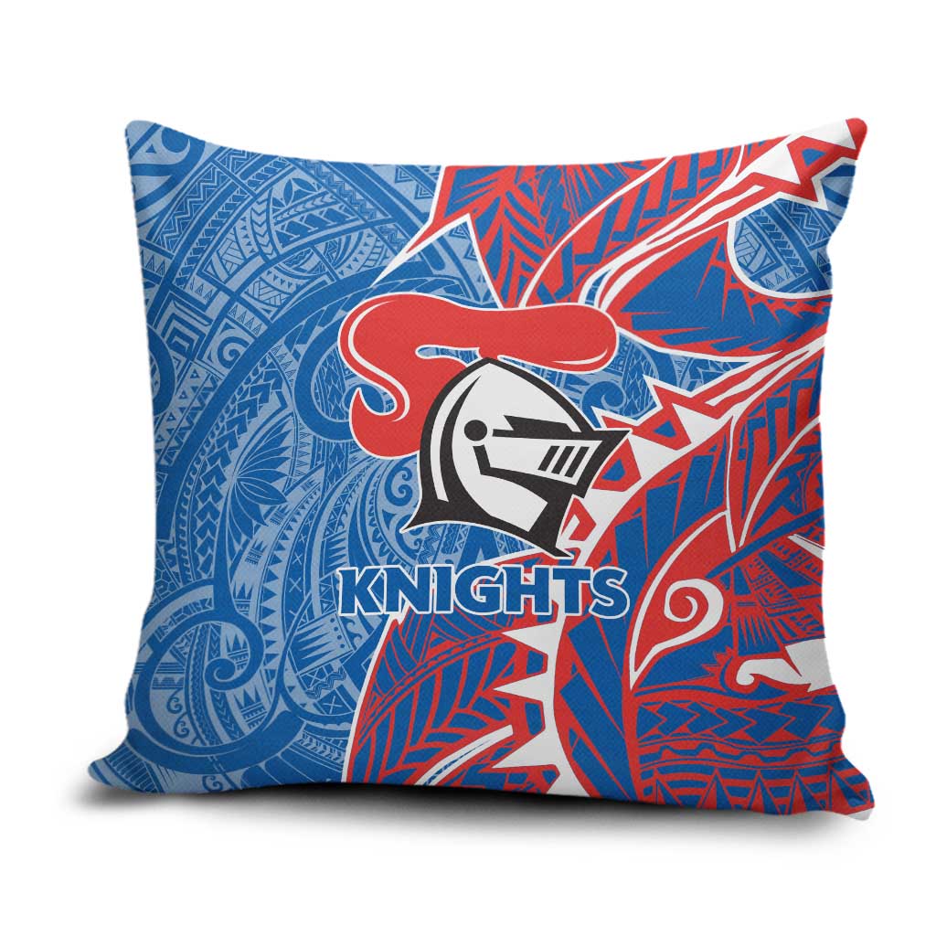 Newcastle Knights Pillow Cover Polynesian Tribal Tattoo Pacific Sport Art