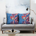 Newcastle Knights Pillow Cover Polynesian Tribal Tattoo Pacific Sport Art