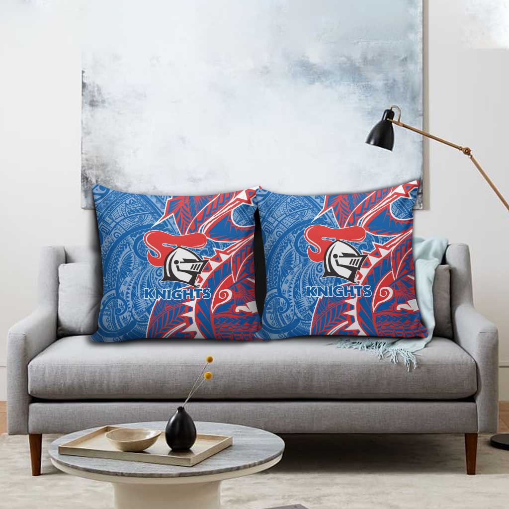 Newcastle Knights Pillow Cover Polynesian Tribal Tattoo Pacific Sport Art