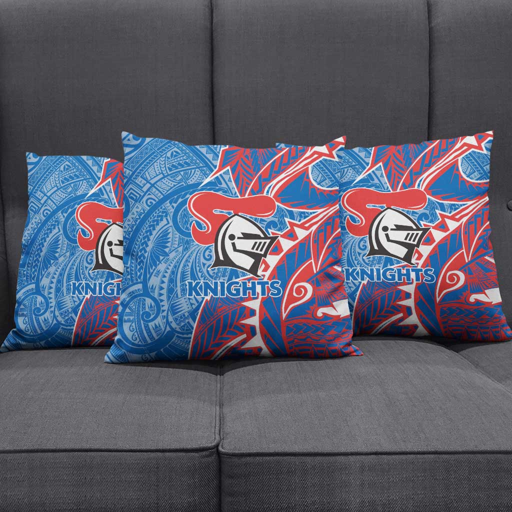 Newcastle Knights Pillow Cover Polynesian Tribal Tattoo Pacific Sport Art