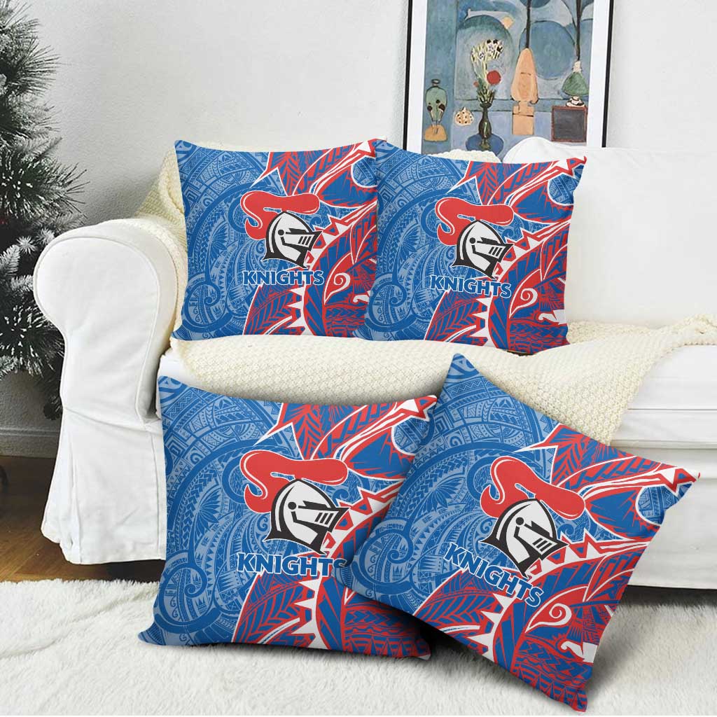Newcastle Knights Pillow Cover Polynesian Tribal Tattoo Pacific Sport Art