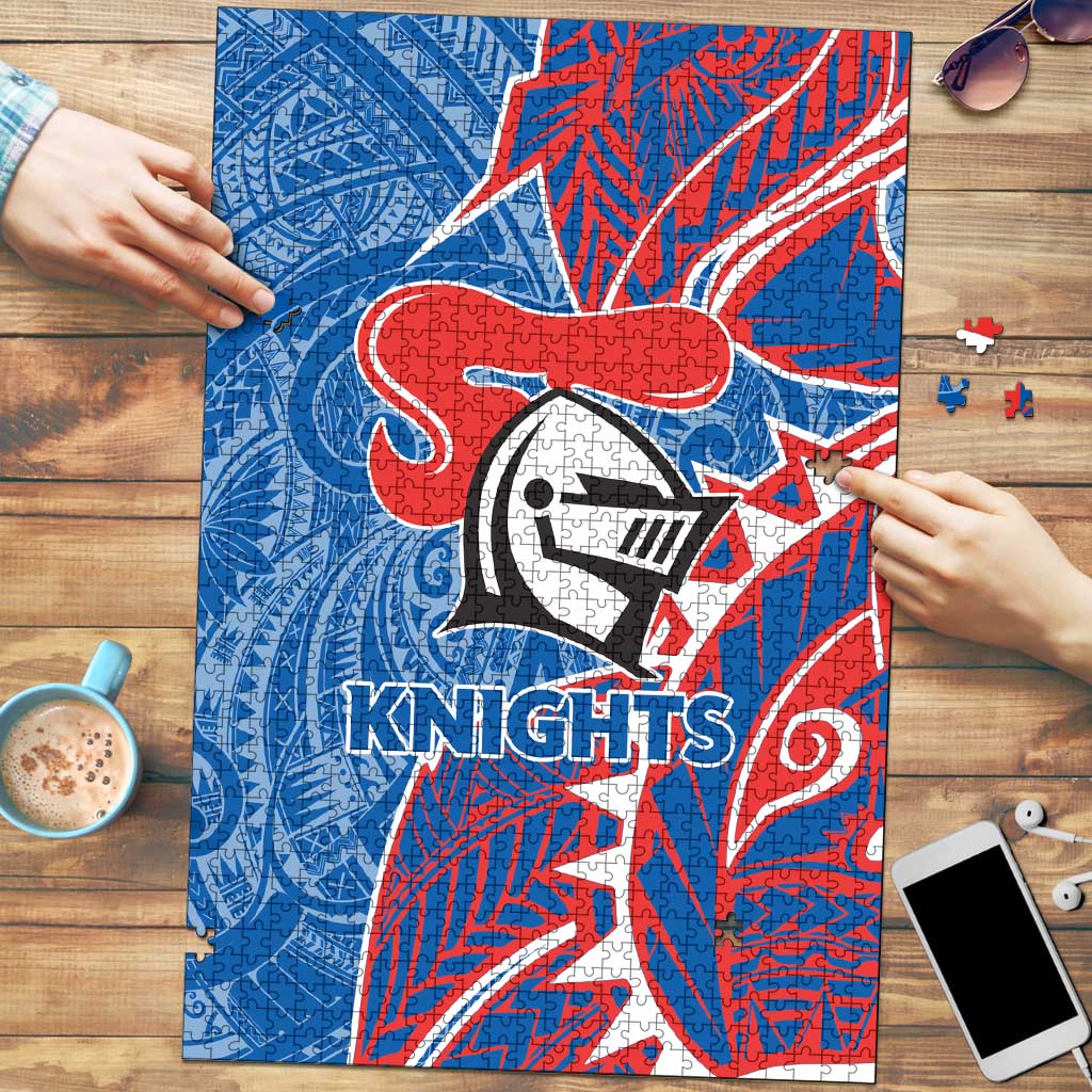 Newcastle Knights Puzzle Polynesian Tribal Tattoo Pacific Sport Art