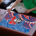 Newcastle Knights Puzzle Polynesian Tribal Tattoo Pacific Sport Art