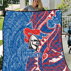 Newcastle Knights Quilt Polynesian Tribal Tattoo Pacific Sport Art