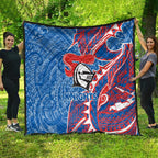 Newcastle Knights Quilt Polynesian Tribal Tattoo Pacific Sport Art