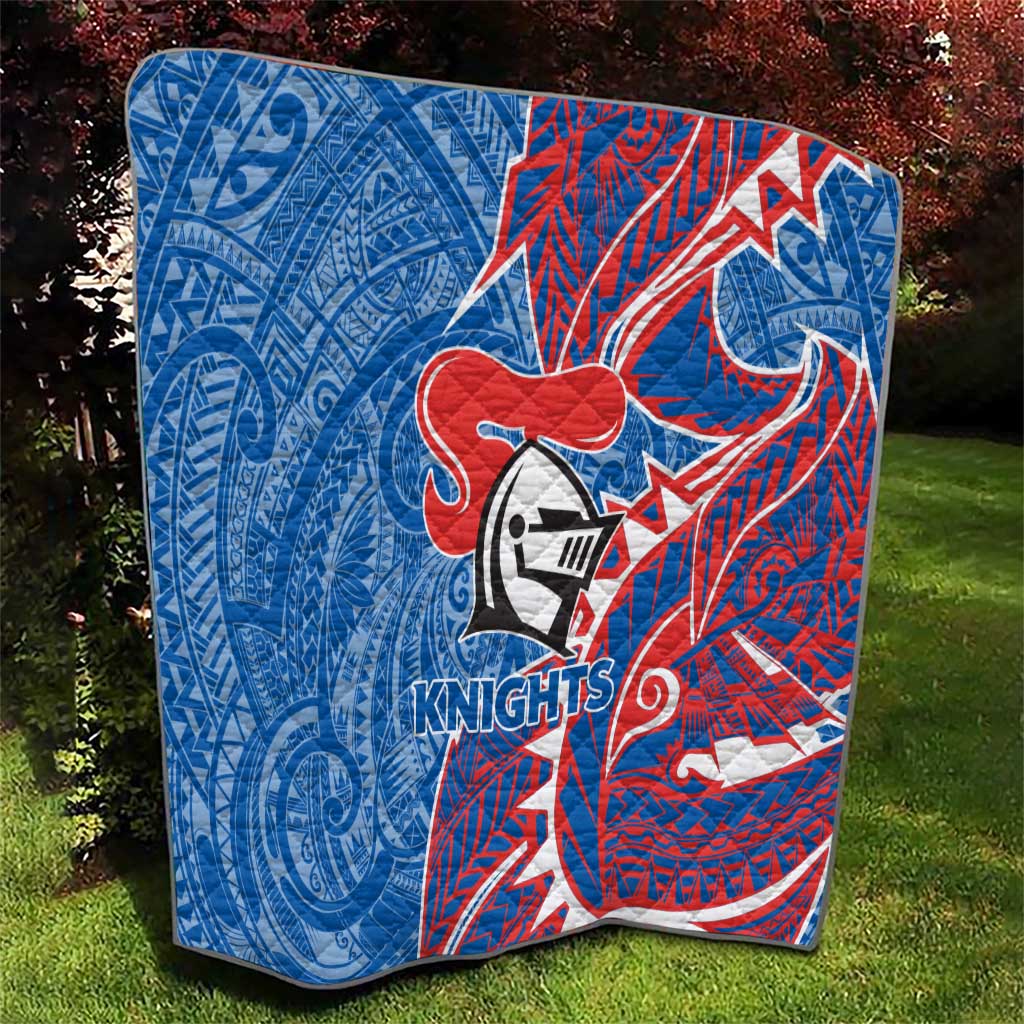 Newcastle Knights Quilt Polynesian Tribal Tattoo Pacific Sport Art