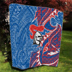 Newcastle Knights Quilt Polynesian Tribal Tattoo Pacific Sport Art