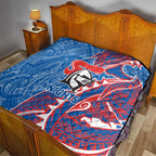Newcastle Knights Quilt Polynesian Tribal Tattoo Pacific Sport Art
