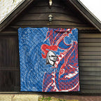 Newcastle Knights Quilt Polynesian Tribal Tattoo Pacific Sport Art