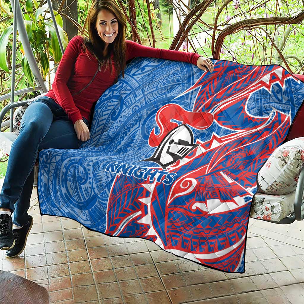 Newcastle Knights Quilt Polynesian Tribal Tattoo Pacific Sport Art
