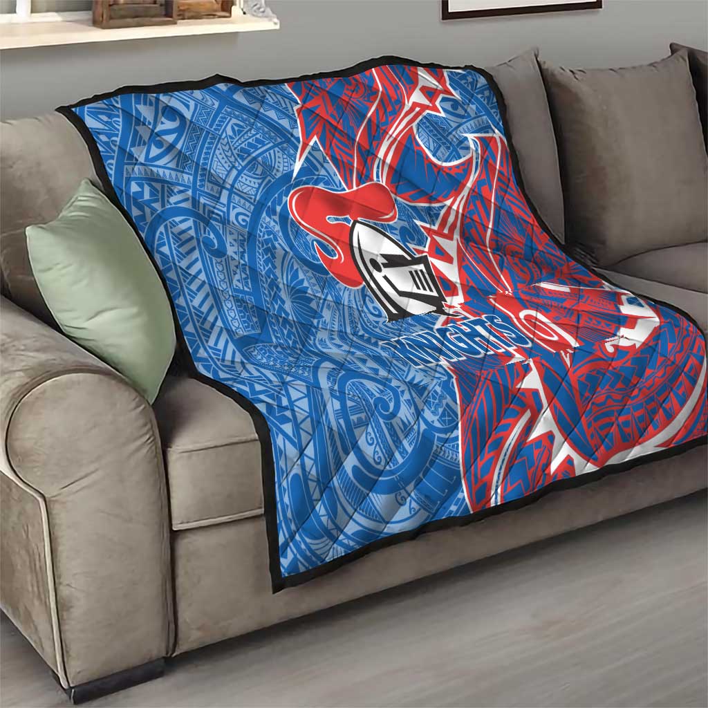 Newcastle Knights Quilt Polynesian Tribal Tattoo Pacific Sport Art