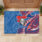 Newcastle Knights Rubber Doormat Polynesian Tribal Tattoo Pacific Sport Art