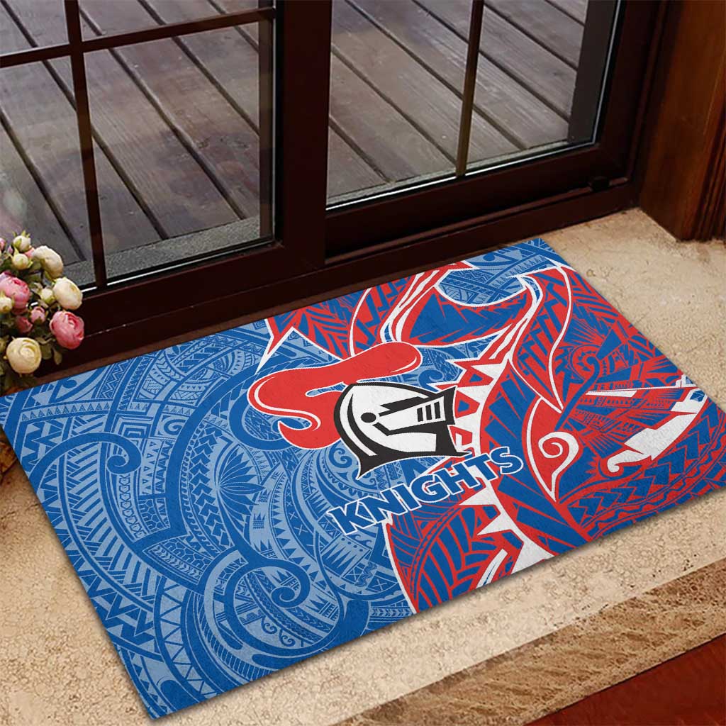 Newcastle Knights Rubber Doormat Polynesian Tribal Tattoo Pacific Sport Art