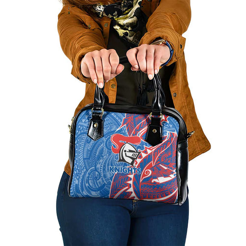 Newcastle Knights Shoulder Handbag Polynesian Tribal Tattoo Pacific Sport Art