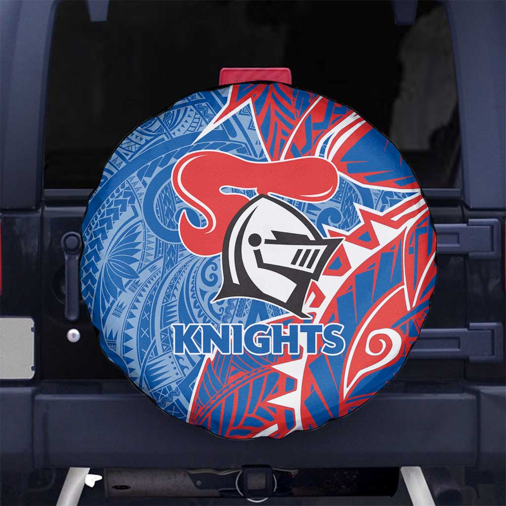 Newcastle Knights Spare Tire Cover Polynesian Tribal Tattoo Pacific Sport Art