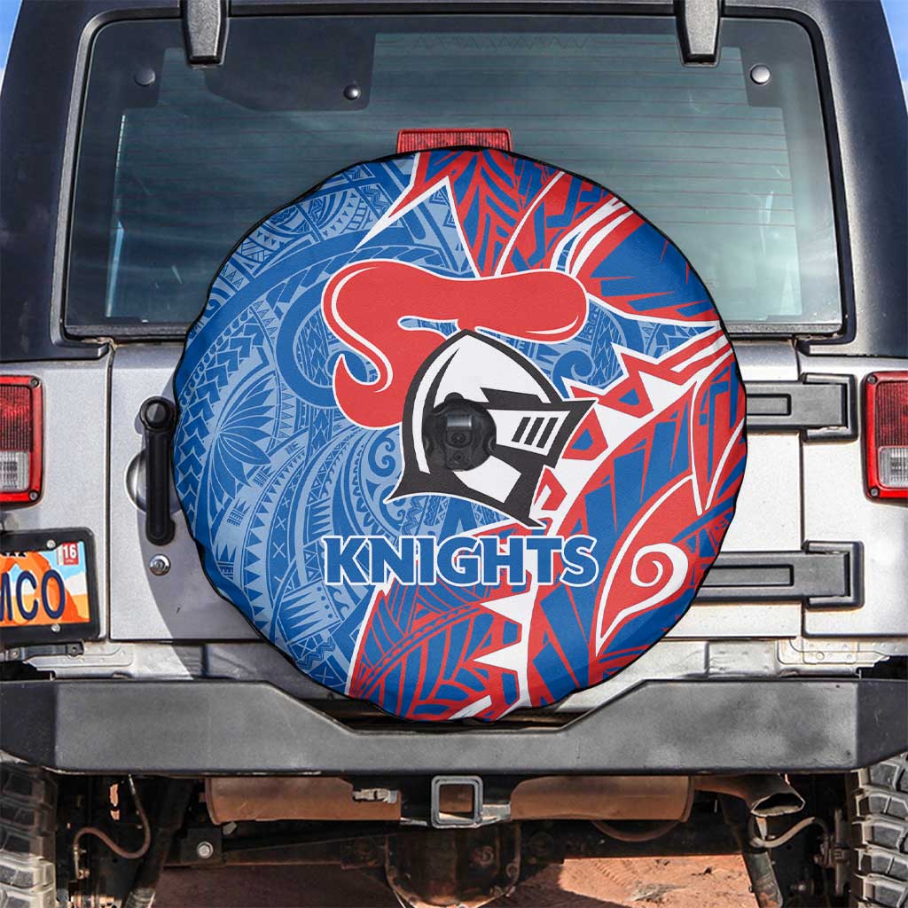 Newcastle Knights Spare Tire Cover Polynesian Tribal Tattoo Pacific Sport Art