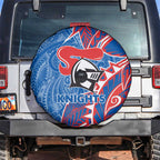 Newcastle Knights Spare Tire Cover Polynesian Tribal Tattoo Pacific Sport Art