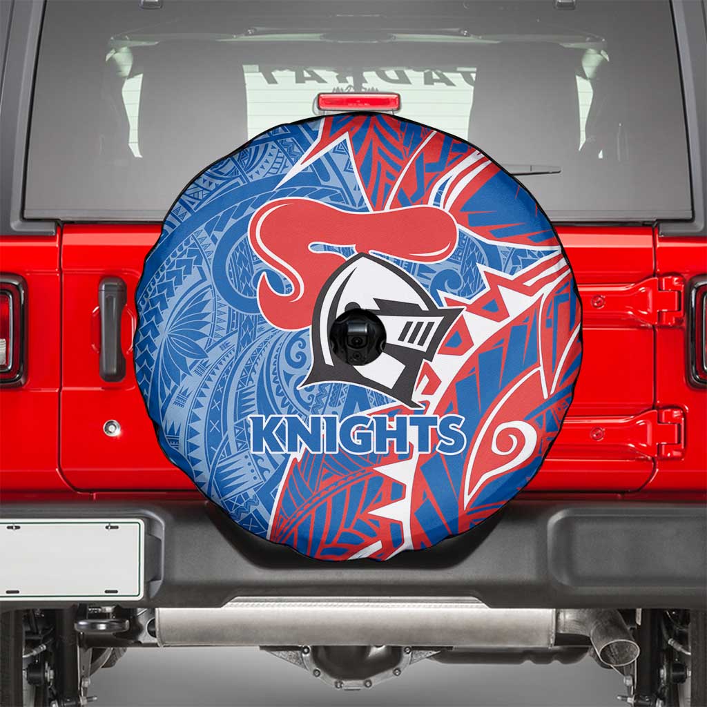 Newcastle Knights Spare Tire Cover Polynesian Tribal Tattoo Pacific Sport Art