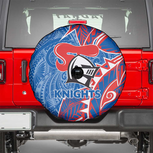 Newcastle Knights Spare Tire Cover Polynesian Tribal Tattoo Pacific Sport Art