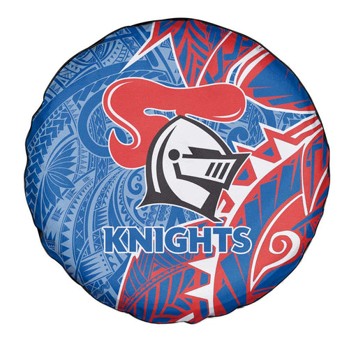 Newcastle Knights Spare Tire Cover Polynesian Tribal Tattoo Pacific Sport Art