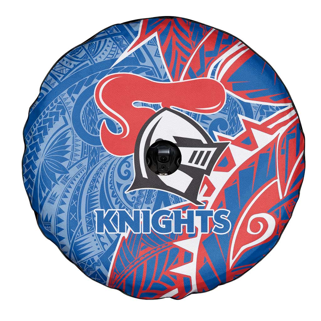 Newcastle Knights Spare Tire Cover Polynesian Tribal Tattoo Pacific Sport Art