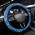 Newcastle Knights Steering Wheel Cover Polynesian Tribal Tattoo Pacific Sport Art
