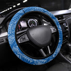 Newcastle Knights Steering Wheel Cover Polynesian Tribal Tattoo Pacific Sport Art