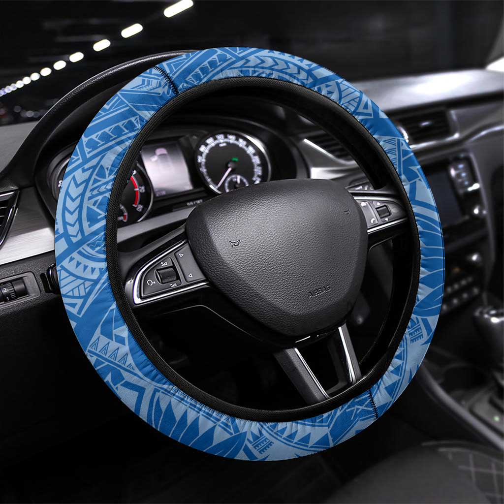 Newcastle Knights Steering Wheel Cover Polynesian Tribal Tattoo Pacific Sport Art