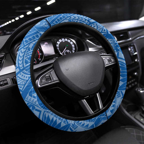 Newcastle Knights Steering Wheel Cover Polynesian Tribal Tattoo Pacific Sport Art