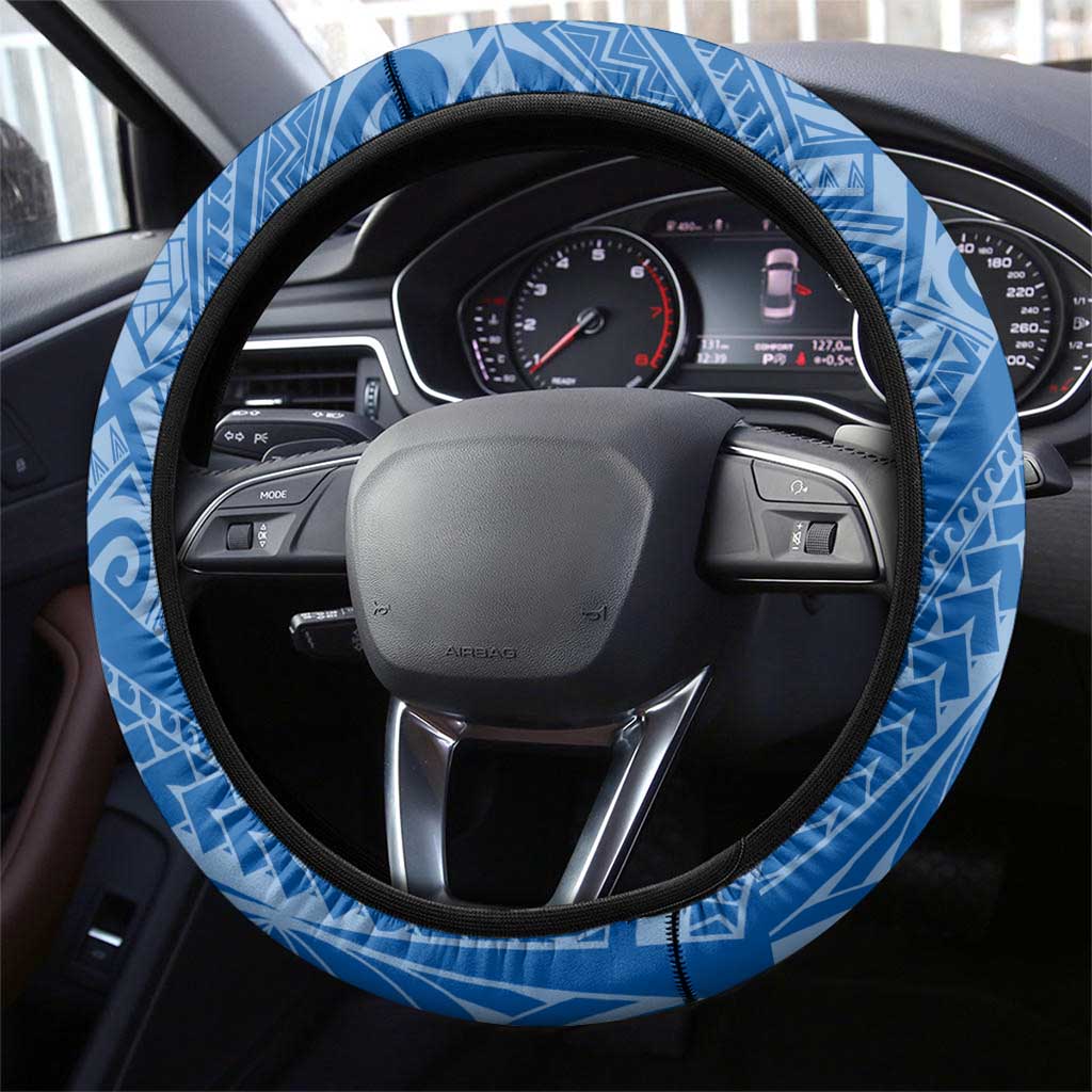 Newcastle Knights Steering Wheel Cover Polynesian Tribal Tattoo Pacific Sport Art