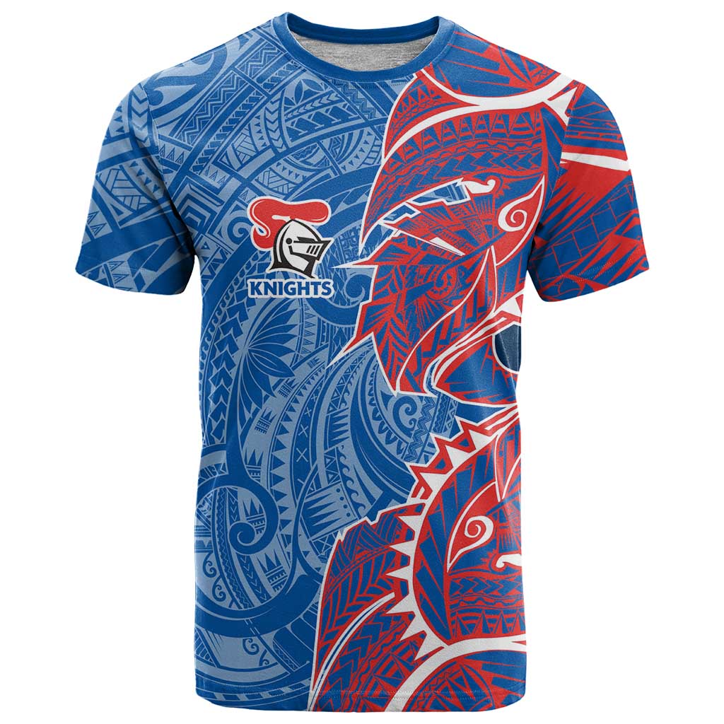 Newcastle Knights T Shirt Polynesian Tribal Tattoo Pacific Sport Art