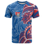 Newcastle Knights T Shirt Polynesian Tribal Tattoo Pacific Sport Art
